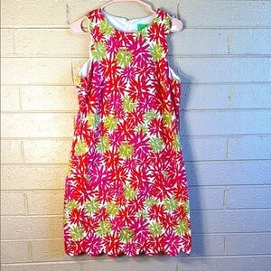 Pappagallo Pink and Green Halter Sundress